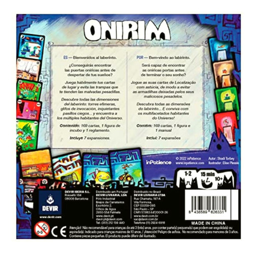 Devir Onirim En Español Juego De Mesa