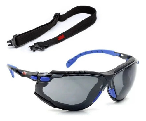 Lentes 3m Solus Kit Antiempaño Espuma Removible Luna Oscura