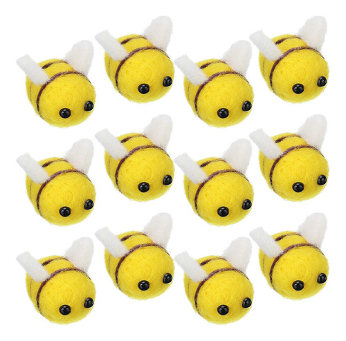 Mini Abeja De Fieltro De Lana Para Manualidades, Manualidade