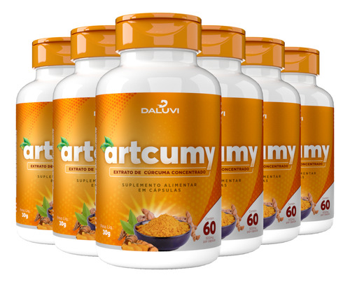 6x Artcumy Fórmula Exclusiva 6 Meses Sabor Sem Sabor