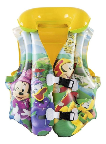 Colete Inflável Mickey Infantil Piscina Praia