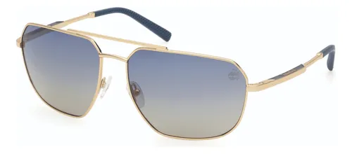 Lentes De Sol Dorado Polarizados Timberland Tb0000932d