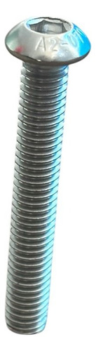 Tornillo Allen C/botón Unc Inox 6-32 X 1/2 (100 Pza)