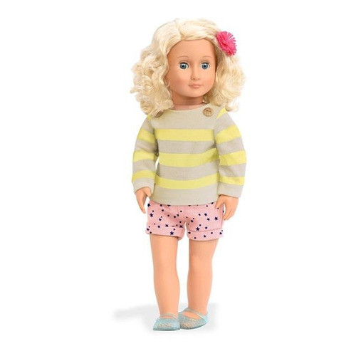 Our Generation Muñeca Jodie Doll Con Shorts & Sweater
