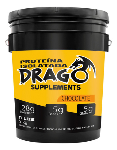 Drago Supplements Proteína Isolatada 5kg 131 Serv Chocolate