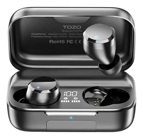 Producto Generico - Tozo T12 Pro - Auriculares Inalámbrico. Color Negro