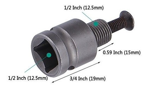 Yakamoz - Portabrocas Para Llave De Impacto De Aire (0512 In