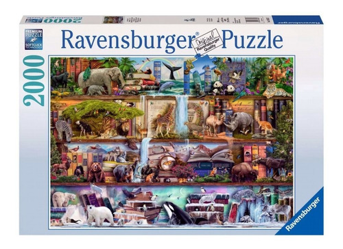 Imagen 1 de 3 de Puzzle 2000pz Animales Salvajes - Ravensburger 166527