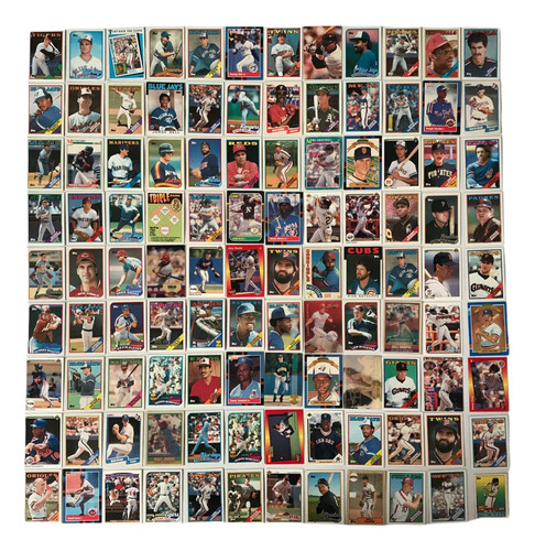 Lote De 108 Cards De Estrellas De Beisbol Tarjetas 80s Y 90s (Usado)