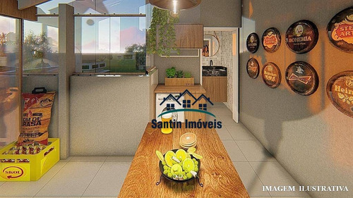 Cobertura Com *elevador De 02 Dormitórios(01 Suíte ) Vaga Coberta À Venda, 94 M² - Jardim - Santo André/sp - Co0567