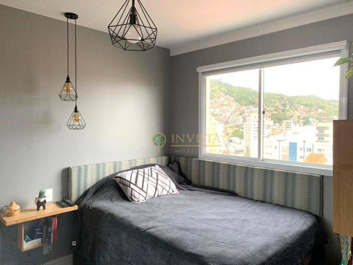 Imagem 11 de 26 de Cobertura Duplex Com Piscina No Centro De Florianópolis - Co0696