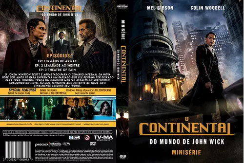 O Continental Do Mundo de John Wick 1° Temporada Blu ray Dublado