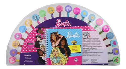 Barbie - Livro Com Atividades E Desenhos Para Colorir