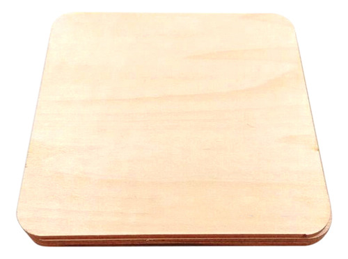 50 Piezas De Astillas De Madera Con Esquinas Redondeadas De