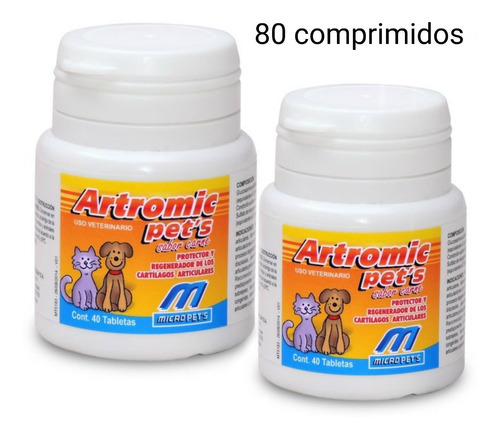 Artromic Condroprotector Palatable X 80 Comprimidos Y Envío