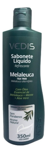Sabonete Líquido Tea Tree Melaleuca Oil Peles 350ml Vedis 