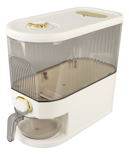 Dispensador De Arroz Con Botón Transparente, Inodoro, Almace