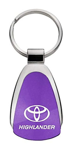 Llavero  Metalico Logo Toyota  Púrpura