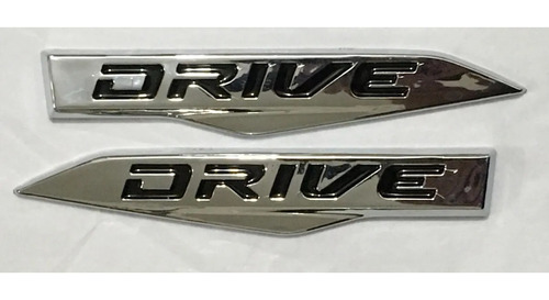 Imagem 2 de 2 de Kit Emblema Drive Paralama Fiat Argo E Cronos 2018/ 2 Peças