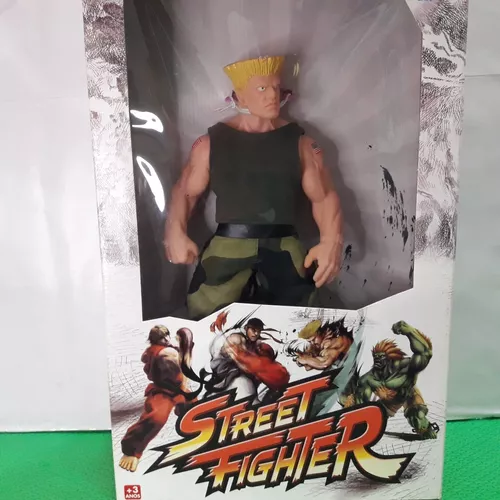 Boneco Guile Street Figther 30cm Capcom Anjo Brinquedos