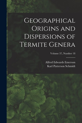 Libro Geographical Origins And Dispersions Of Termite Gen...