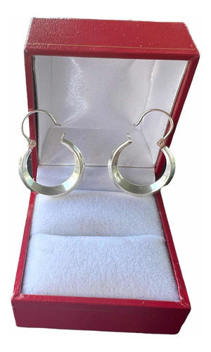 Imagen 7 de 9 de Aro Argolla Criollo De Plata 23mm.