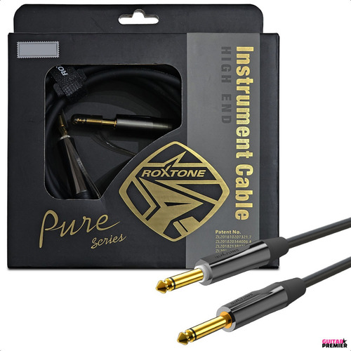 Cable Plug Guitarra Instrumentos Gama Oro Premium 6m Pure
