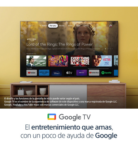 Google Tv 4k Ultra Hd Y Hdr Kd-75x77l