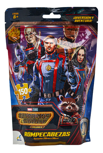 Guardianes De La Galaxia Vol 3 Rompecabezas 150pz Novelty