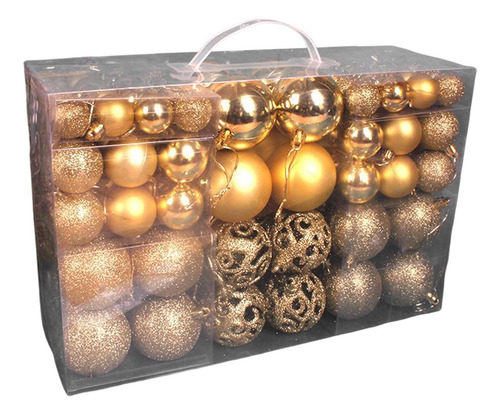 100 Uds Adornos De Bolas De Navidad Árbol Inastillable
