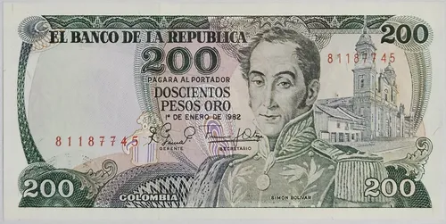 Billete Error 200 Pesos 01/ene/1982 Unc Espejo (pin Holes)