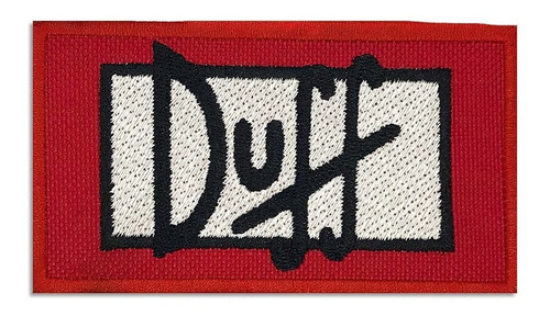 Parche Bordado 7 Cm Duff - Los Simpsons