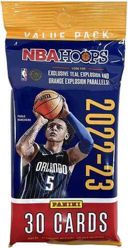 -23 Panini Nba Hoops Basketball Factory Sealed Jumbo Value .