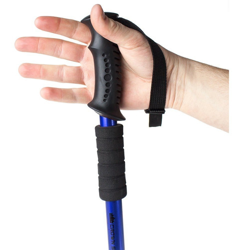Imagen 2 de 7 de Baston Palo Trekking Telescopico Aluminio Recto Sin Envio