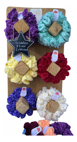 Scrunchies Xl Tejidos