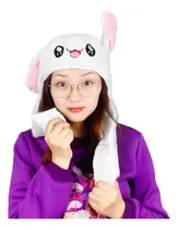 Comprar Foeran Gorro De Conejo De Peluche Con Orejas Que Se Mueven Saltando Divertido Animal De Peluche Gorro Para Mujeres Niñas Niños Adultos Cosplay Navidad Fiesta Vacaciones