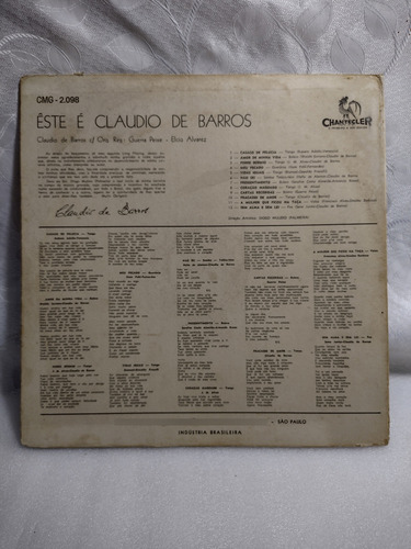 Lp Este É - Cláudio De Barros (Usado)