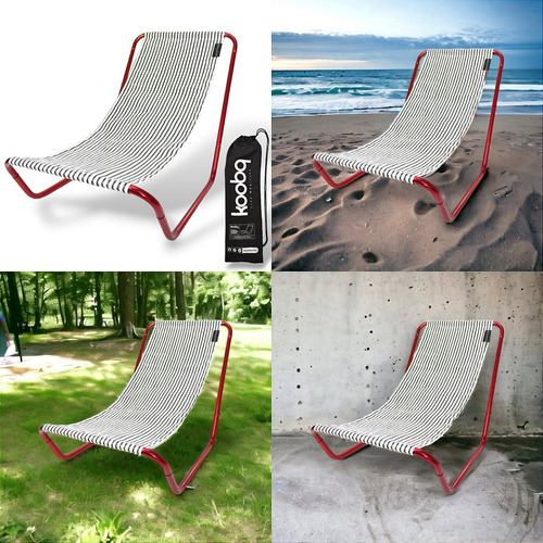 Cadeira De Alumínio Portátil Swiss Red Ibiza - Koobq