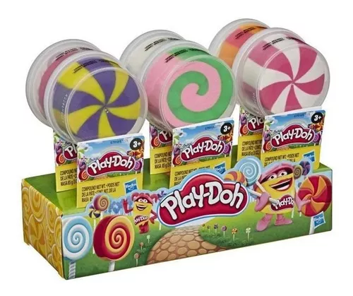 Massinha Play-Doh Mini Kit Cobertura Sorvete - F0654 - Hasbro, Massinha  branca e rosa