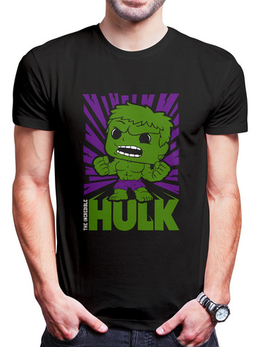 Polo Varon Hulk Cartoon (d1537 Boleto.store)