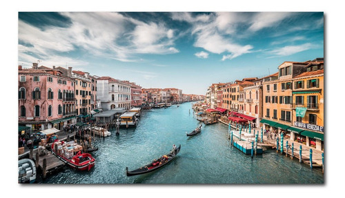 Cuadro Gran Canal De Venecia Italia Decoración Foto 140x78