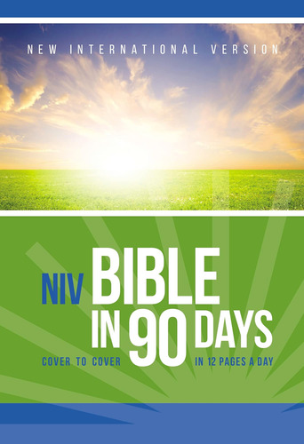 Libro Niv, Bible In 90 Days-inglés