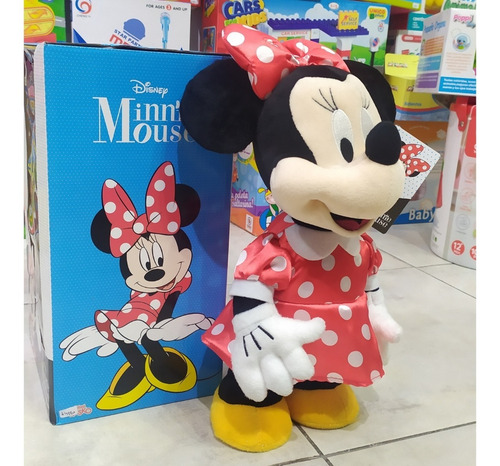 Imagen 5 de 7 de Minnie Bailarina Muñeca Peluche Baila 3 Canciones La Plata