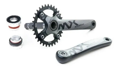 Pedivela Sunrace Ms66 Driven Preto 175 36/22d Mtb