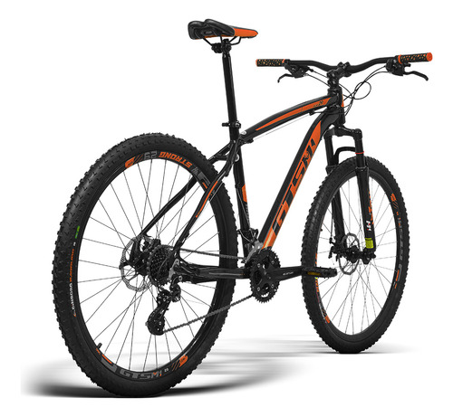 Bicicleta Aro 29 Alumínio Gts Freio A Disco Altus 24v Ride C Cor Preto-Laranja Tamanho do quadro 17