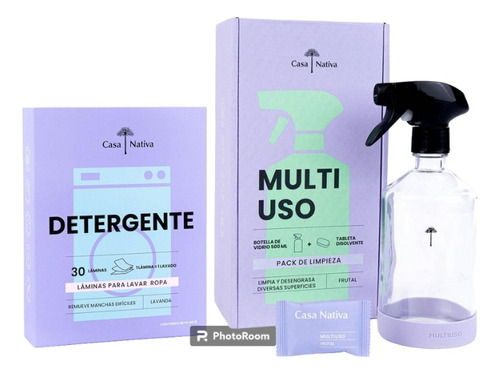 Detergente En Láminas + Kit Inicial Casa Nativa