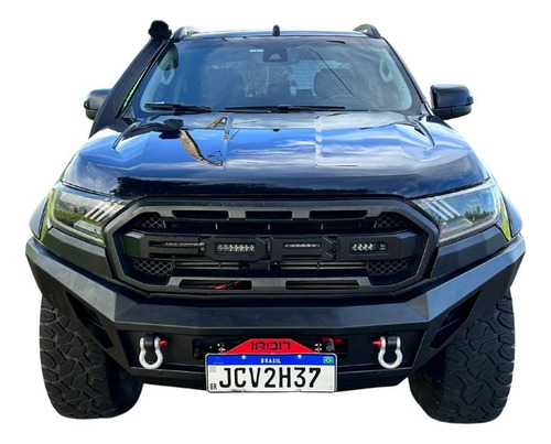 Kit Para-choques Em Aço Ferro Ranger 17/23 Mod:1