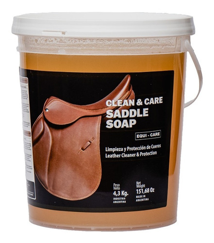 Jabón Solido Limpieza De Cuero Monturas Botas Equi Care 4kg