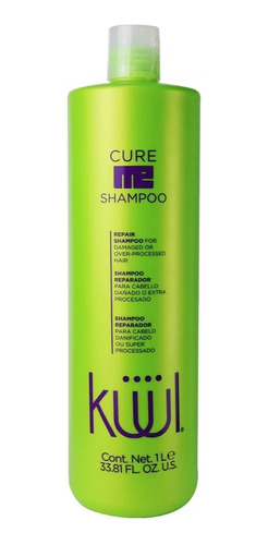 Shampoo Reparador Para Cabello Maltrado Kuul Cure Me 1l