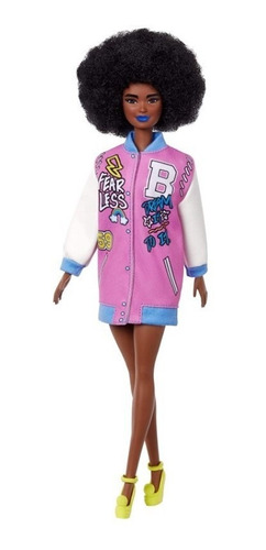 Imagem 2 de 7 de Barbie Fashionistas 156 Negra Cabelo Black Ms